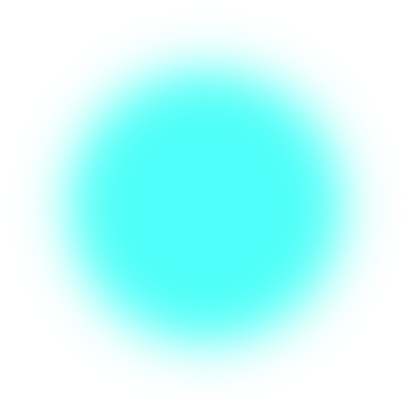 Light blue blur circle